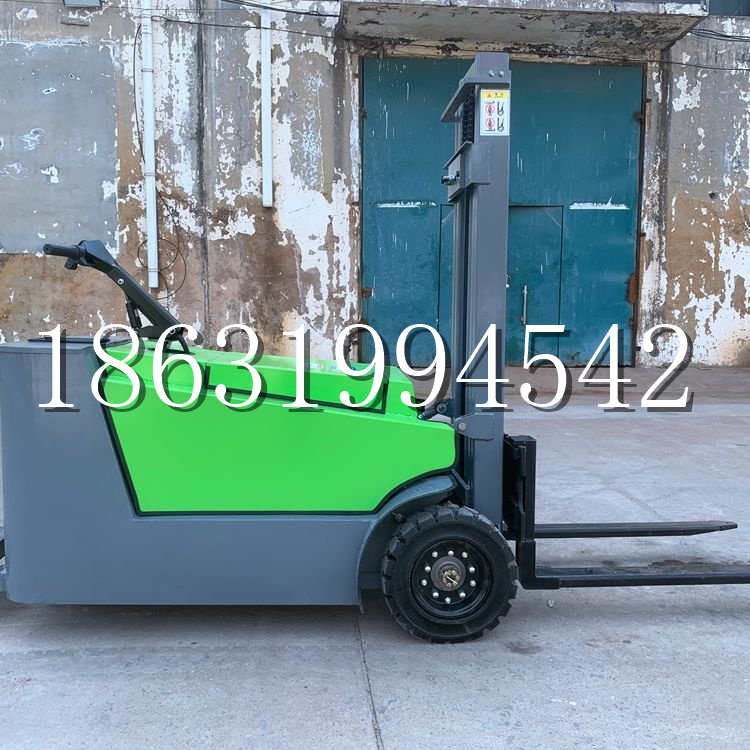 拉萨市小型电动叉车1吨2吨步行站驾式电瓶堆高充电装卸车液压升降车铲车